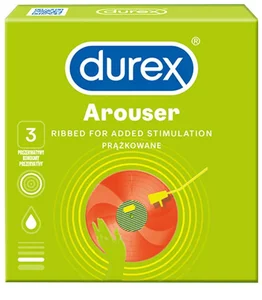 Vroubkované kondomy Durex Arouser Durex