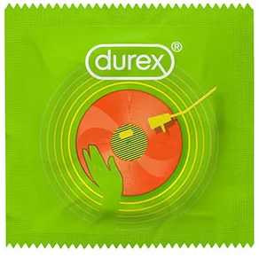 Vroubkované kondomy Durex Arouser 3 ks