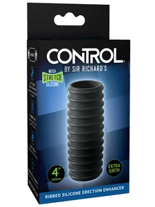Žebrovaný návlek na penis CONTROL 4