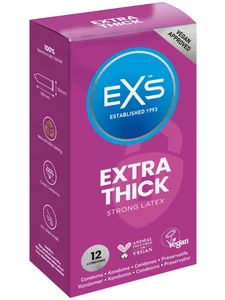 Zesílené kondomy EXS Extra Thick EXS