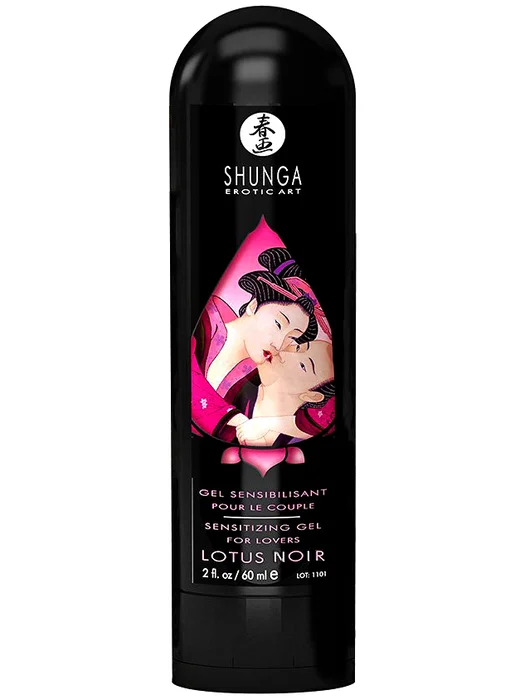 Afrodiziakální gel Shunga Lotus Noir pro ženy i muže