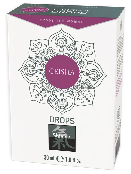 Afrodiziakální kapky pro ženy Geisha Drops HOT