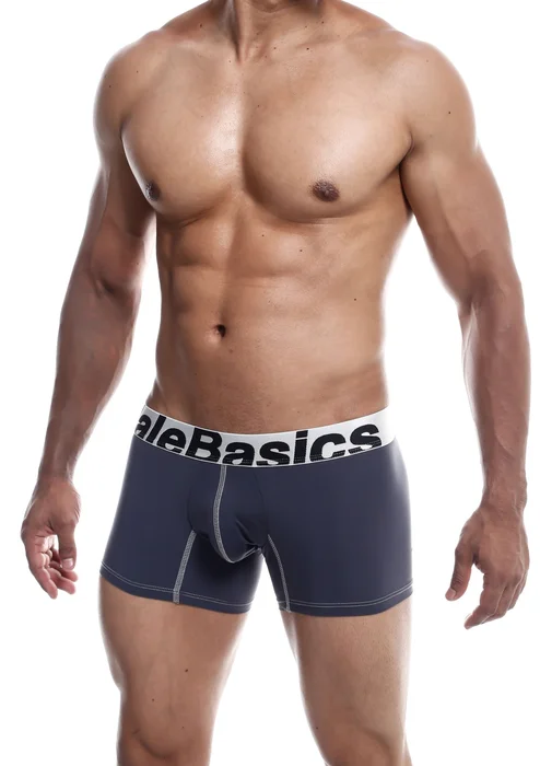 Boxerky pro muže Microfiber Boxer Grey MaleBasics