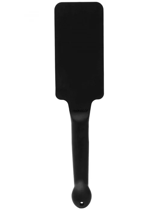 Černá silikonová plácačka s poutkem
