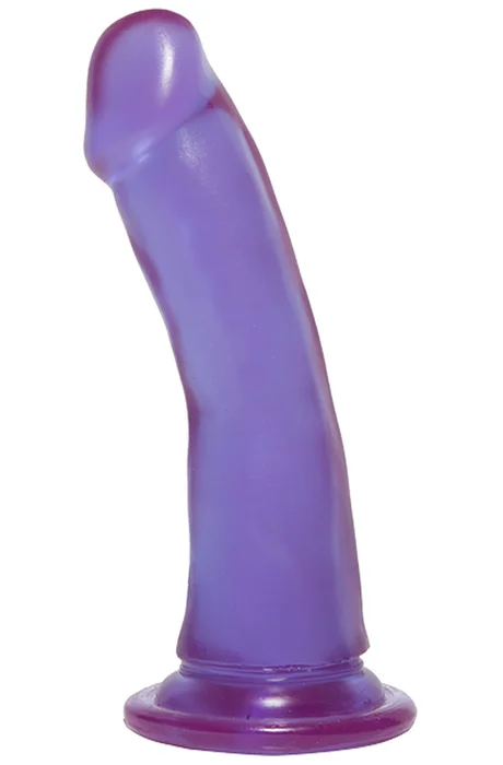 Dildo s přísavkou Crystal Jellies Slim 6,5