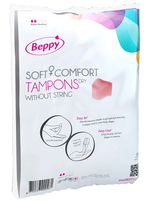 Diskrétní menstruační tampony Beppy DRY 10 ks