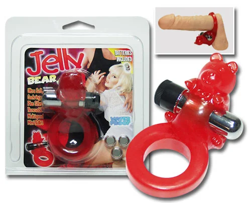 Jelly Bear Ring vibrační kroužek