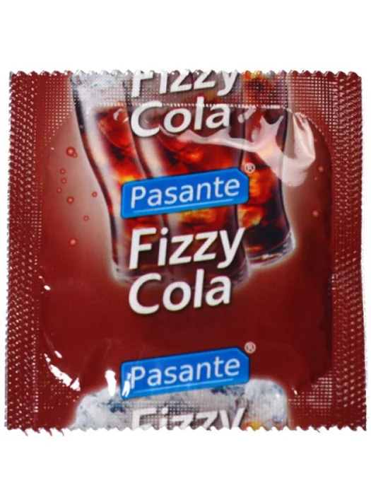 Kondom Pasante Fizzy Cola s příchutí coly (1ks)