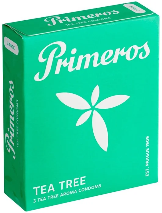 Kondomy TEA TREE (s vůní čajovníku australského) Primeros, 3 ks