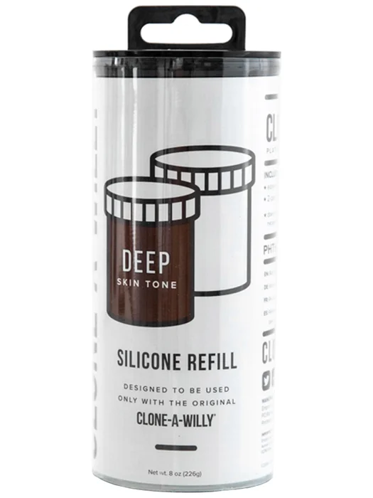 Náhradní silikon pro Clone-A-Willy tmavě hnědý