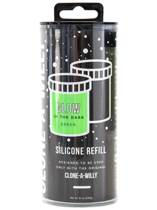 Náhradní zelený silikon pro Clone-A-Willy svítící ve tmě