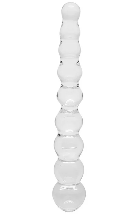 Oboustranné dildo ze skla Gina Sensual Glass