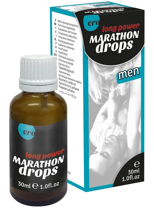 Povzbuzující kapky pro muže pro větší výdrž Marathon Drops HOT (30 ml)