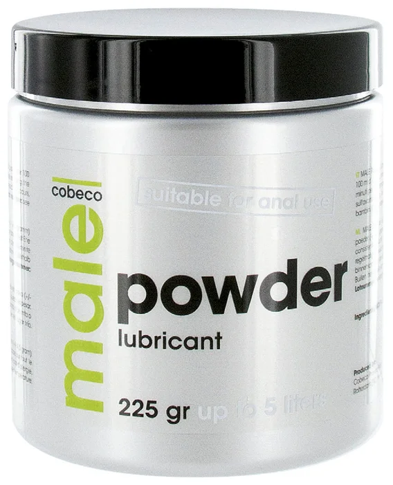Práškový lubrikační gel na vodní bázi Male Powder
