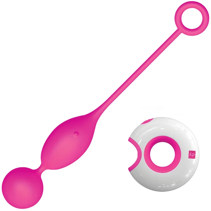 Růžové vibrační venušiny kuličky O-Remote Julia