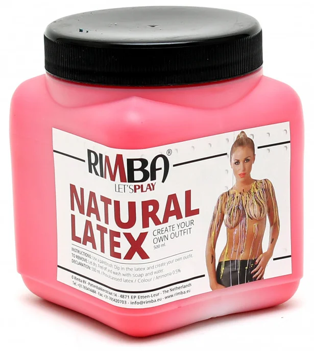 Tekutý červený latex Rimba 500 ml