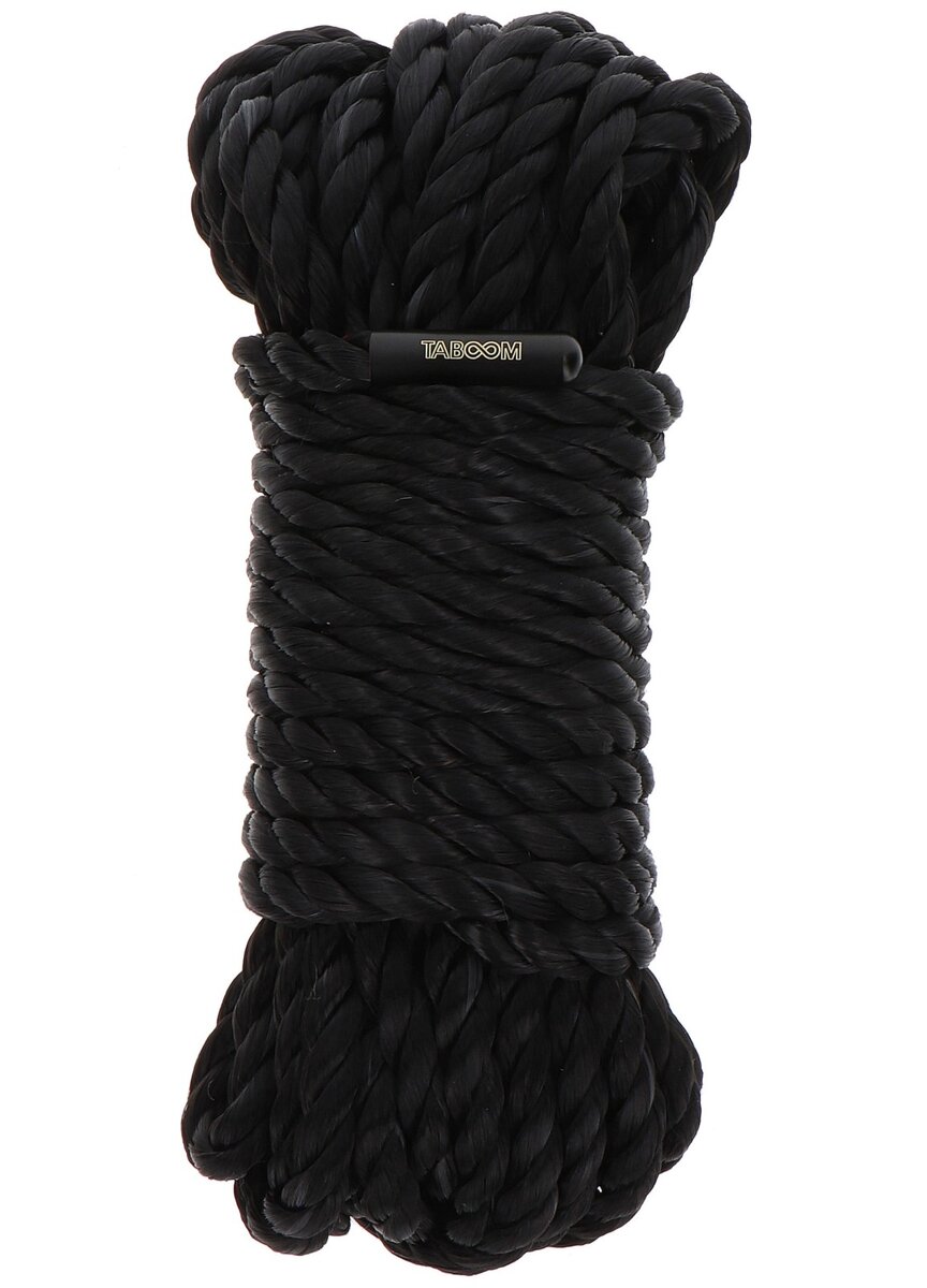 Černé lano na bondage Taboom (10 m)