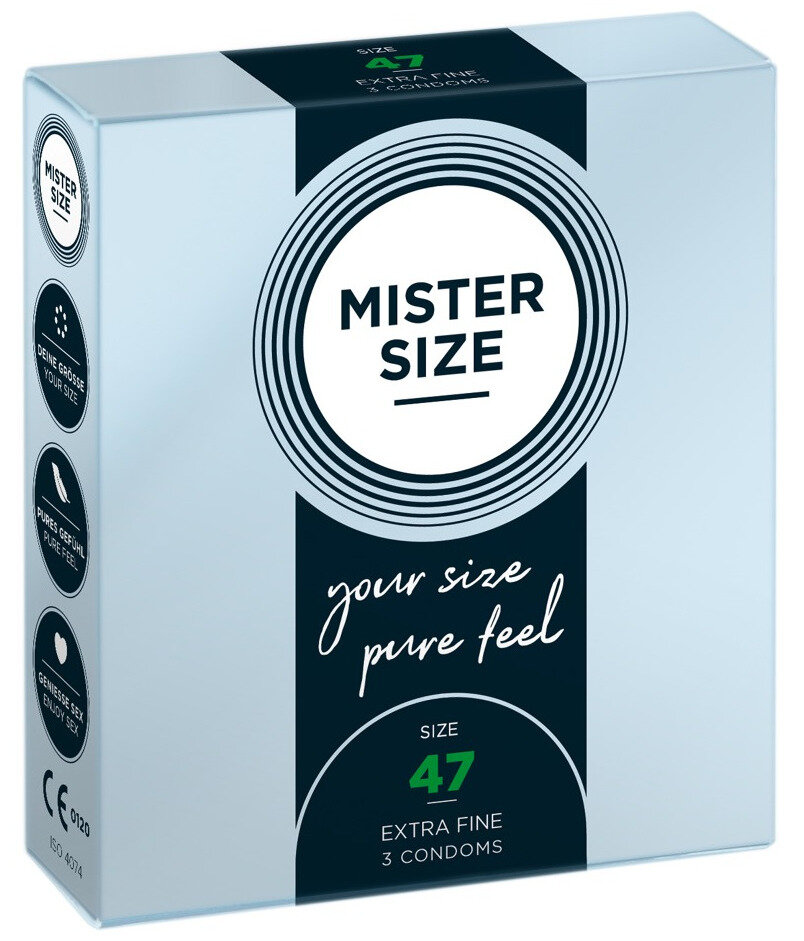 Kondomy MISTER SIZE 47 mm 3 ks
