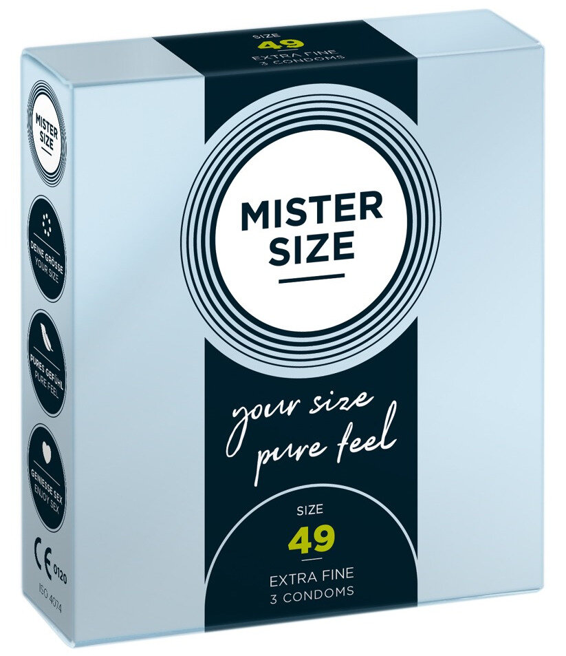 Kondomy MISTER SIZE 49 mm 3 ks