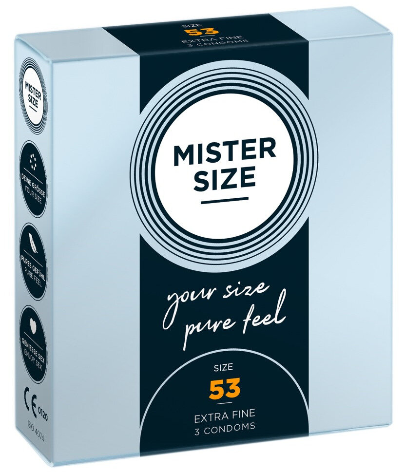 Kondomy MISTER SIZE 53 mm 3 ks