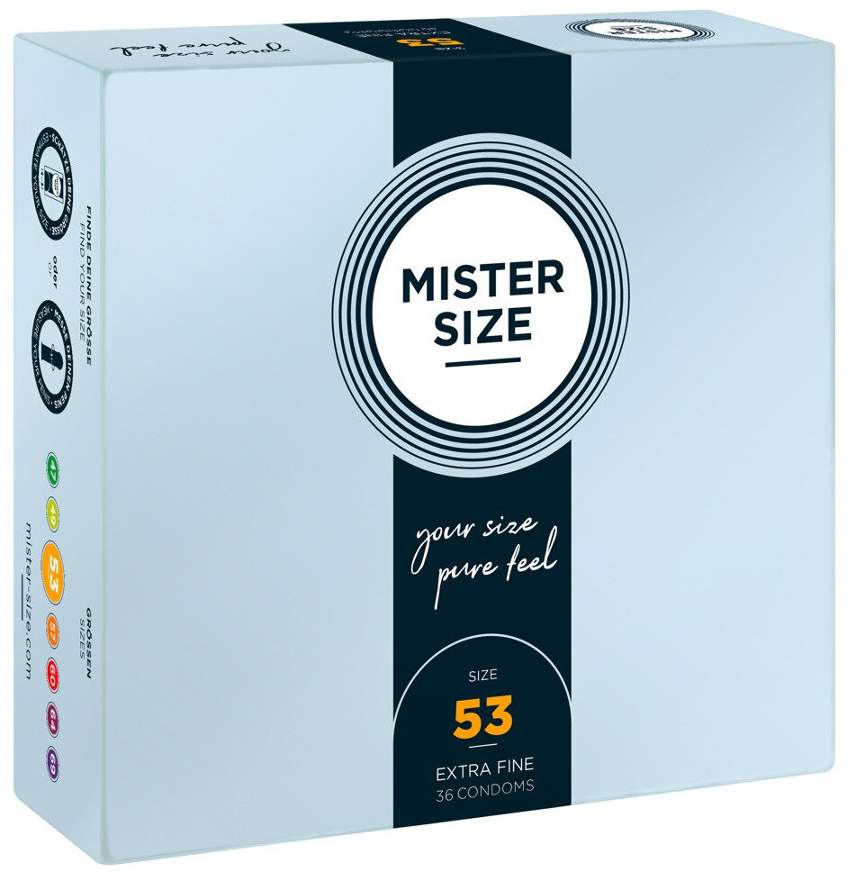 Kondomy MISTER SIZE 53 mm 36 ks