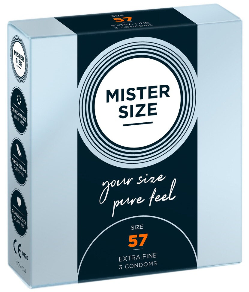 Kondomy MISTER SIZE 57 mm 3 ks