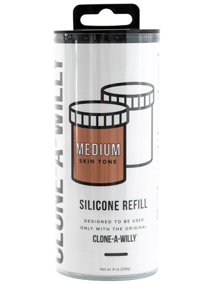 Náhradní silikon pro Clone-A-Willy světle hnědý