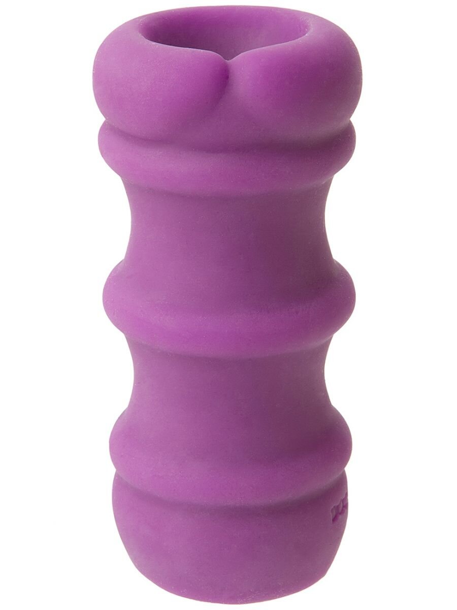Oboustranný fialový masturbátor pro muže Mood Pleaser UR3