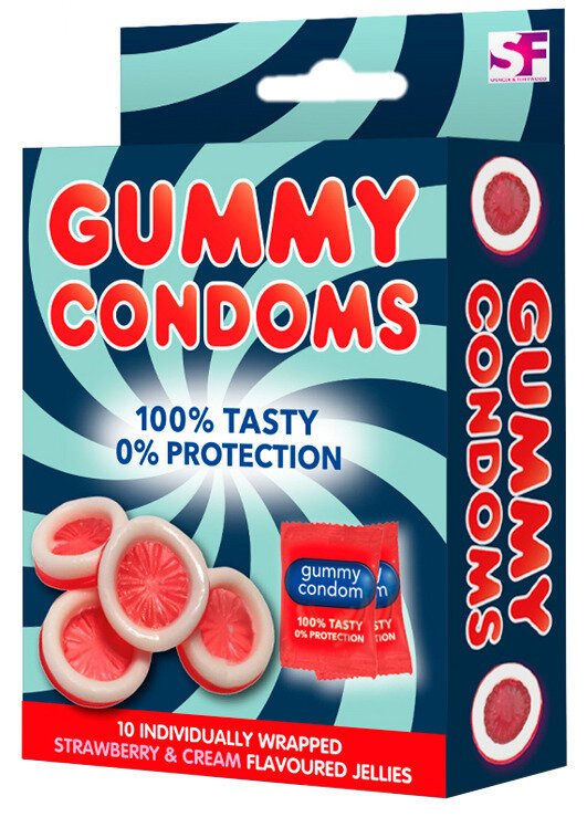 Želé bonbóny ve tvaru kondomů Gummy Condoms Spencer & Fleetwood